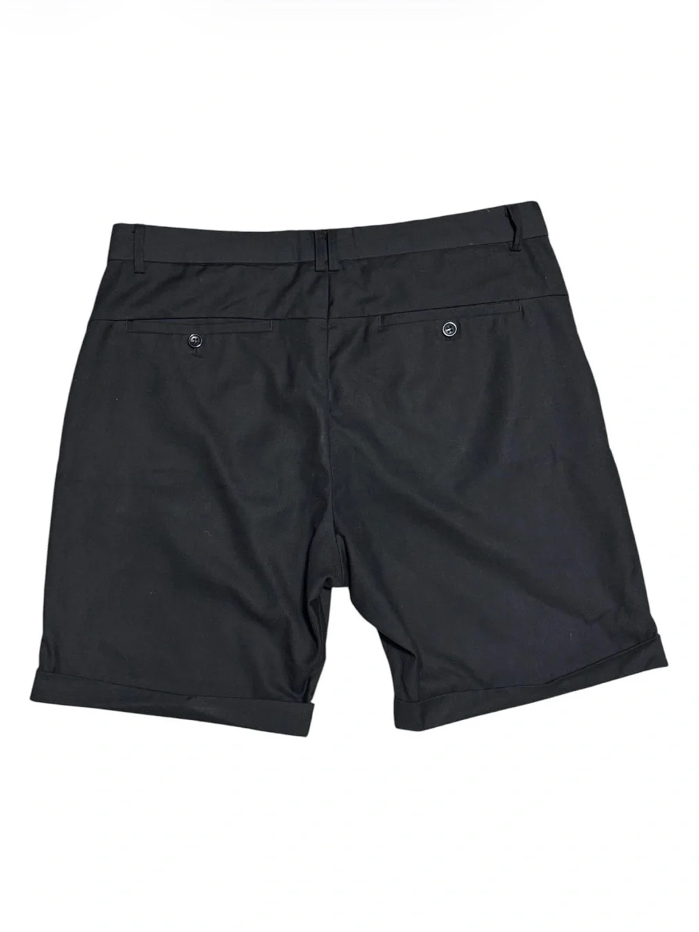 ❌SOLD❌ 135 RUDSAK Men's Chainlink Bermuda Cuffed Hem Shorts - Black, Sz 36 - Picture 3 of 8